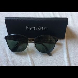Karen Kane eyeglasses 57-17-140 horn rim oversize